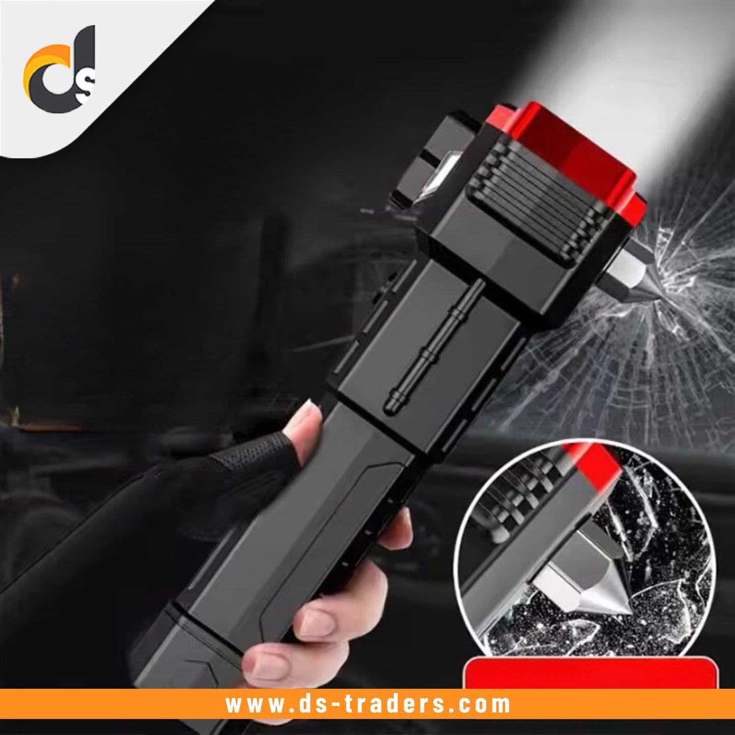 Multi-Functional Car Safety Flashlight