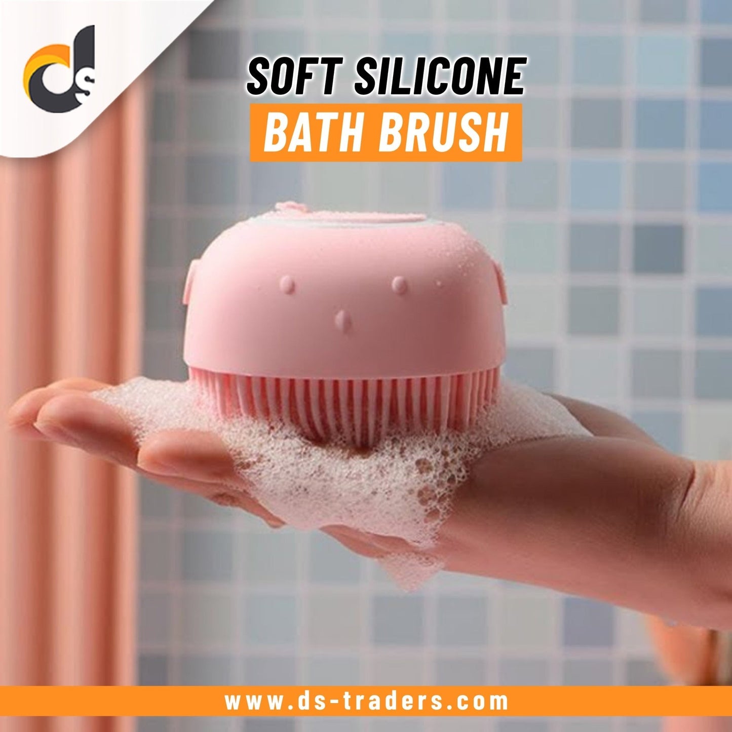 Soft Silicon Bath Scrubber Brush